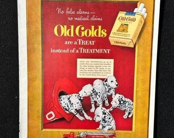 1950's Vintage Old Golds Life Advertisements