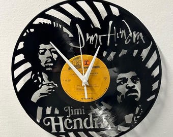 Assorted Vinyl Record Clocks