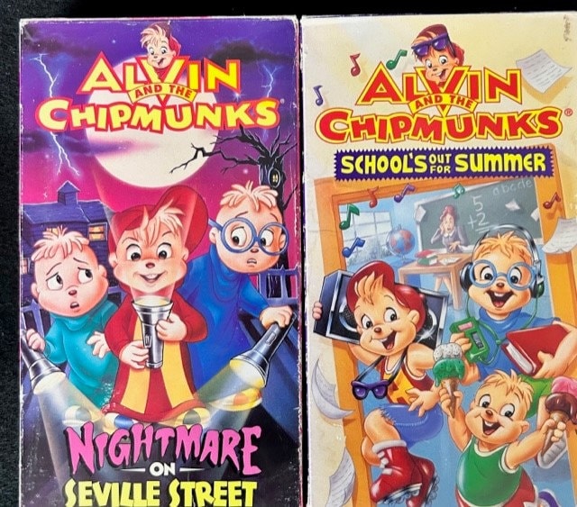 Set of Alvin and the Chipmunks VHS Tapes - Etsy