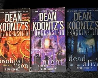 Dean Koontz Frankenstein Paperback Books Part 1-3