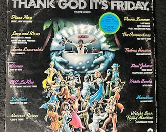1978 Thank God It's Friday Movie Soundtrack - Various Artists 3LP Set