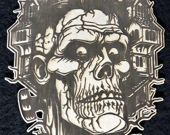 Laser Cut Frankenstein Haunted House