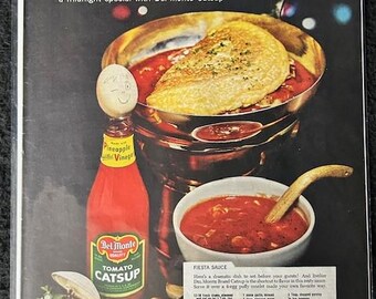 Original Assorted Del Monte Tomato Catsup Advertisements