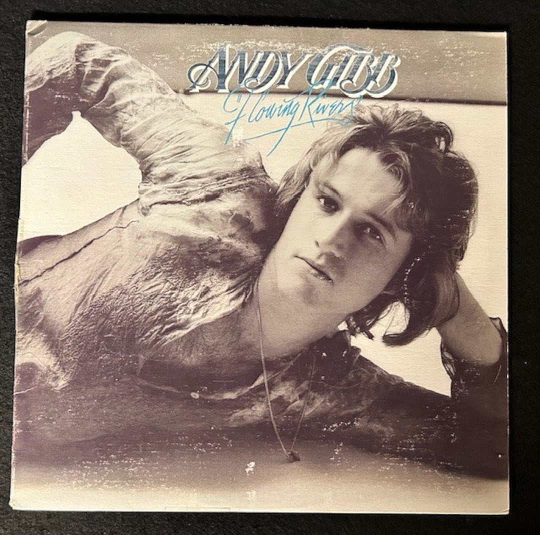 1977 Andy Gibbs - Flowing Rivers Vinyl Record - Etsy