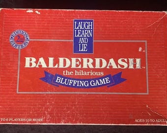 Balderdash the Hilarious Bluffing Game (1988)