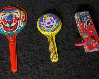 Assorted Lot of Vintage Noise Makers