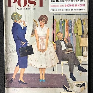 The Saturday Evening Post April 18, 1959 Magazine