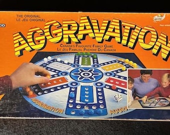 1987 Aggravation Board Game
