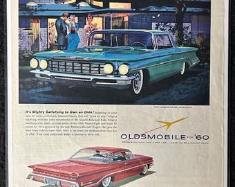 Original 1959 Oldsmobile Magazine Advertisement