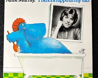 1977 Anne Murray - There's a Hippo in my Tub Vinyl Record