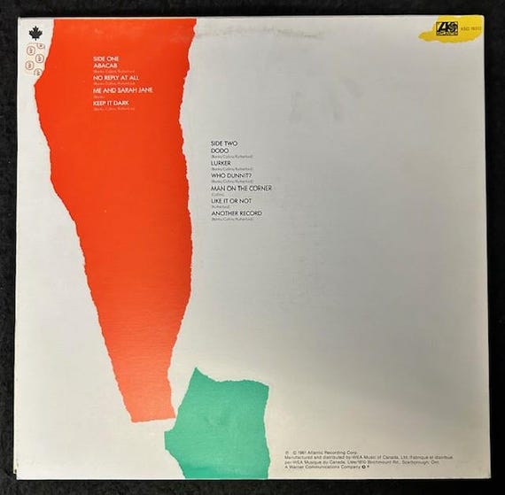 1981 Genesis - Abacab Album - Etsy