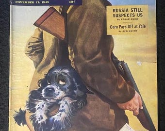 Assorted 1945 Saturday Evening Post Magazines - Etsy
