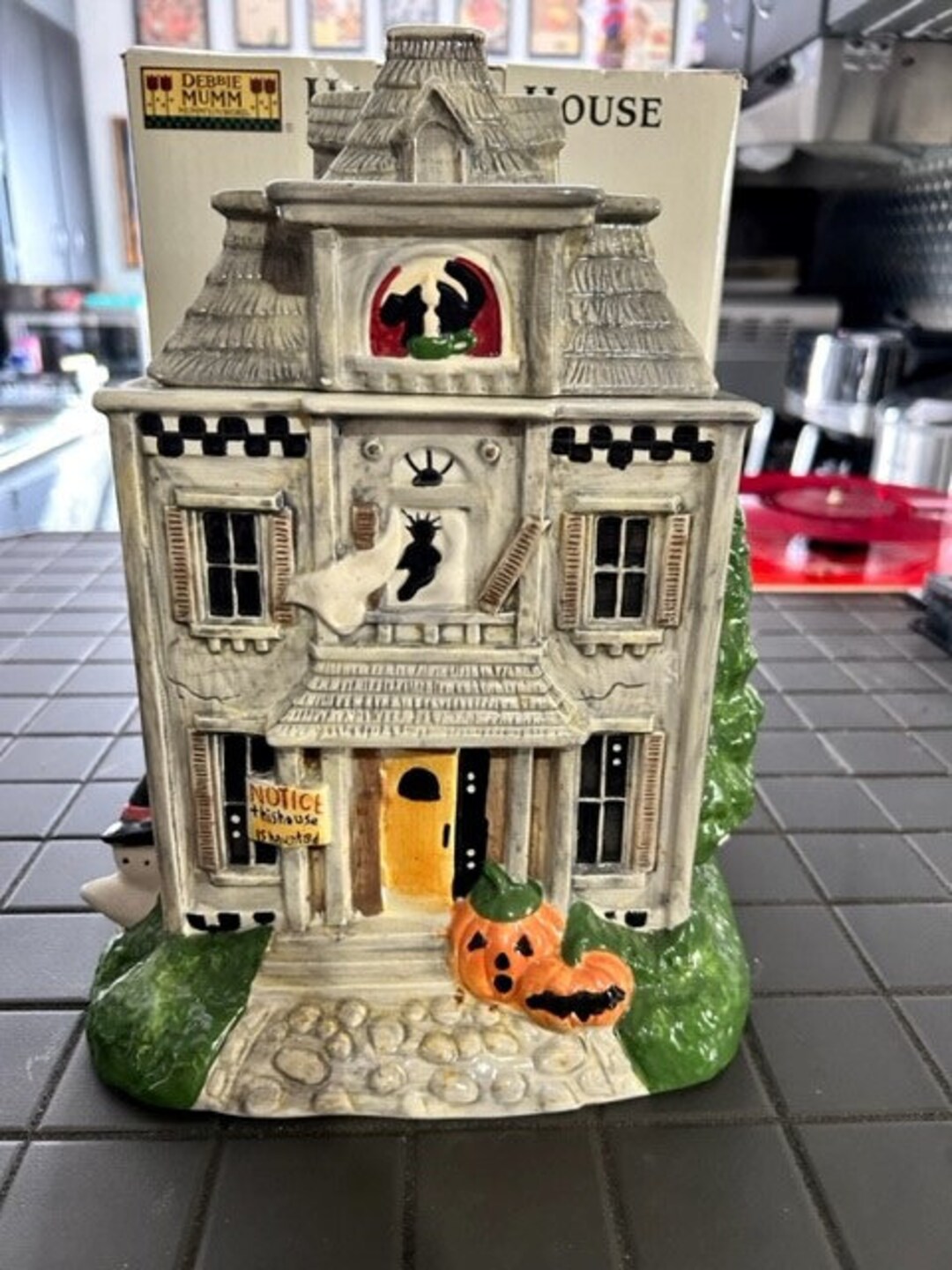 Vintage Debbie Mumm Haunted House Cookie Jar Etsy