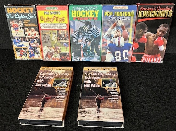 Assorted Sports and Sports Bloopers VHS Tapes - Etsy