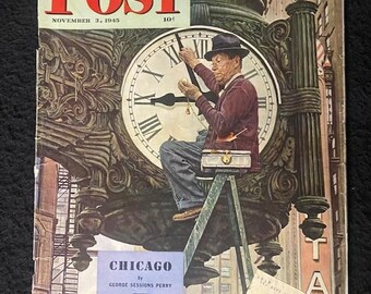 Assorted 1945 Saturday Evening Post Magazines - Etsy