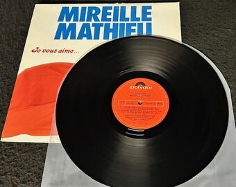Mireille Leydet 写真作品「The only one」 額付 LD295 1966 Original Photo MIREILLE MATHIEU French Singer