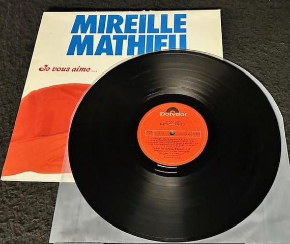 Assorted Original Mireille Mathieu Vinyl Records - Etsy