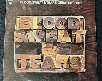Assortment of Vintage Blood, Sweat & Tears Vinyl Records