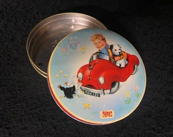 Vintage Riley's Toffee Tin