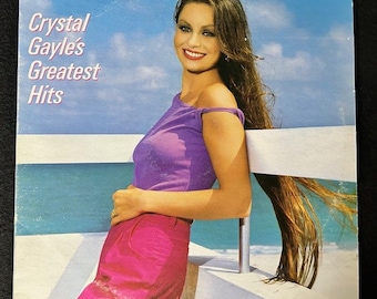 Assorted Vintage Crystal Gayle Vinyl Records