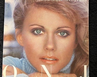 Assortment of Vintage Olivia Newton-John Vinyl Records