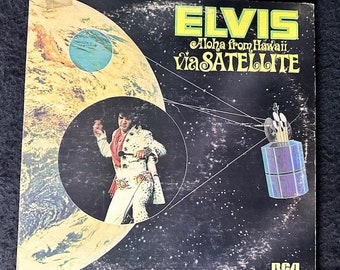 Vari dischi in vinile vintage di Elvis Presley