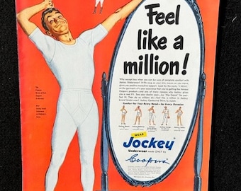 Vintage 1950's Original Clothes Advertisements