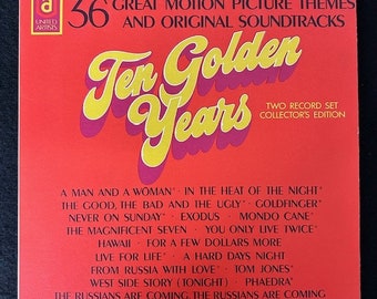 Ten Golden Years/36 Motion Picture Themes and Original Soundtracks LP