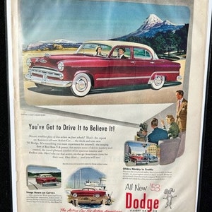 1953 Original Dodge Coronet Sedan Advertisement