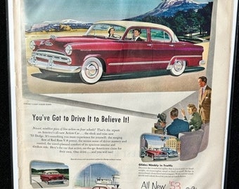 1953 Original Dodge Coronet Sedan Advertisement