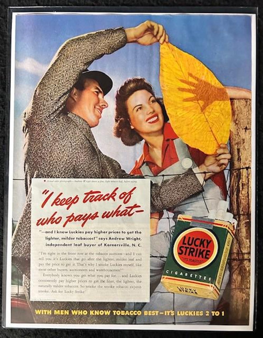 Assorted Original Lucky Strike Magazine Advertisements - Etsy