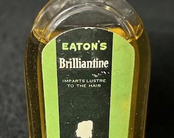 Vintage Eaton's Brilliantine Hair Oil