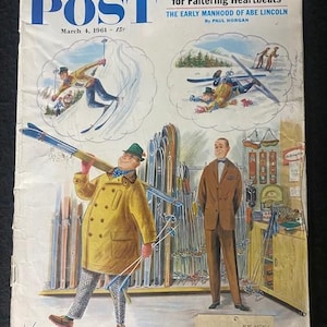 Assorted Original 1961 The Saturday Evening Post Magazines