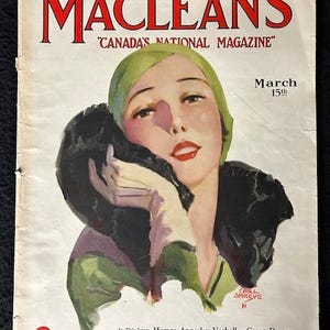 Maclean&#39;s - Revista nacional de Canadá - 15 de marzo de 1931