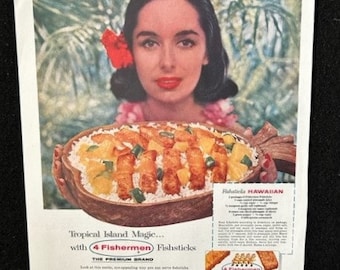 Original Assorted 1950's Food Magazine Advertisements
