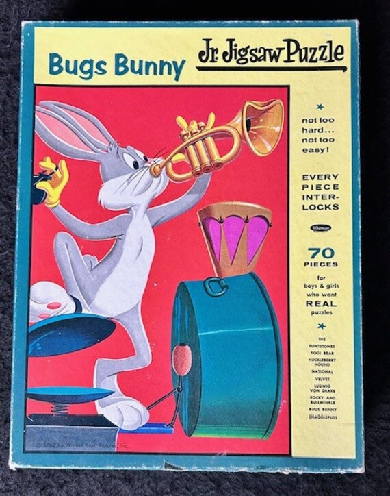 Vintage Whitman - 1962 Bugs Bunny Jr. Jigsaw Puzzle - Etsy