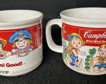 Set of 1993 Campbell's Soup Mugs