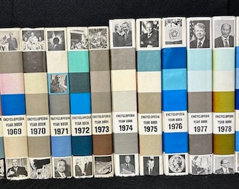 Grolier Encyclopedia Year Books 1966 - 1981