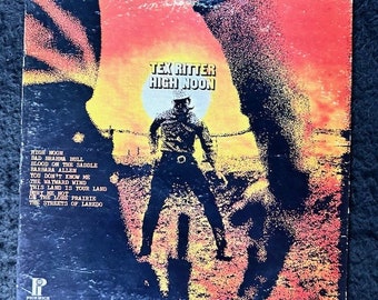 Vintage Tex Ritter - High Noon 1974 Album