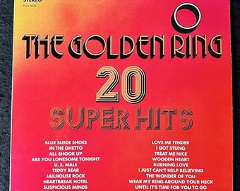 Vintage 1960's  The Golden Ring Record - 20 Super Hits