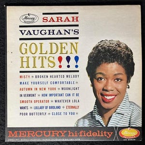 Sarah Vaughan&#39;s - Golden Hits!! Album