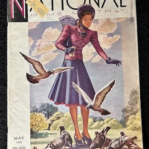 Revista mensual vintage del National Home de mayo de 1939