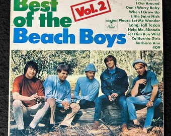 Assorted Vintage Beach Boys Vinyl Records