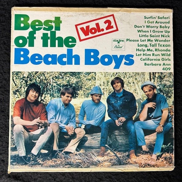 Assorted Vintage Beach Boys Vinyl Records