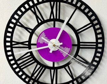 Assorted Vinyl Record Wall Clocks