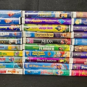 Assorted Disney and DreamWorks VHS Movies - Tested