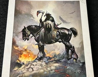 Assorted Vintage Frank Frazetta Jigsaw Puzzles