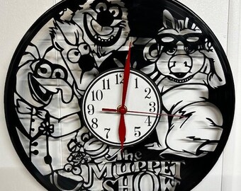 Assorted Vinyl Record Clocks