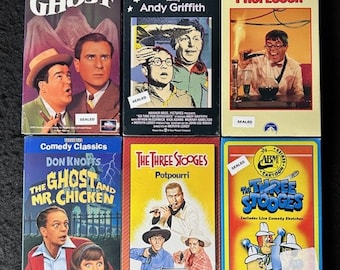 Assorted Still Sealed VHS Cassette Tapes