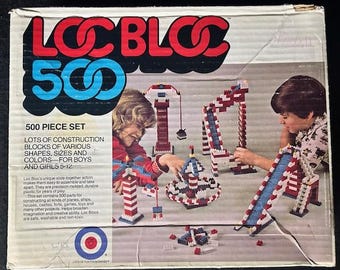 1975 Entex Loc Bloc 500 Piece Set